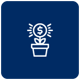 Plant with coin icon